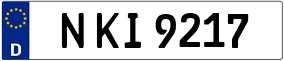 Truck License Plate